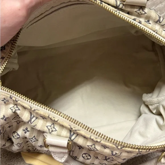 Louis Vuitton Mini Lin Croisette Speedy 30 Blue - Picture 5 of 6